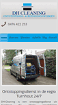 Mobile Screenshot of dhcleaning.be